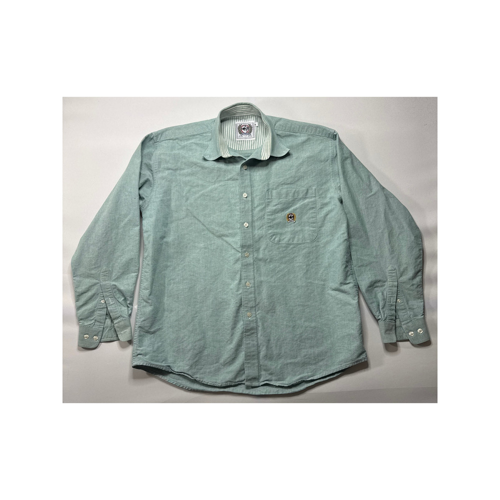 Cinch Men's Long Sleeve Mint Green Button Up Miller Style Shirt - Size M *READ**